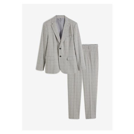 2-dielny oblek: sako a nohavice, krepový materiál bonprix