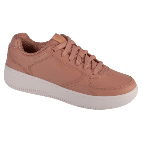 TMAVOBÉŽOVÉ DÁMSKE TENISKY SKECHERS SPORT COURT 2.0 - CORE ESSENTIAL 185160-TAN