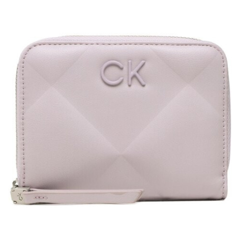 Calvin Klein Malá dámska peňaženka Re-Lock Quilt Za Wallet Md K60K610785 Fialová