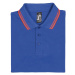 SOĽS Pasadena Pánske polo triko SL00577 Royal blue / Neon coral