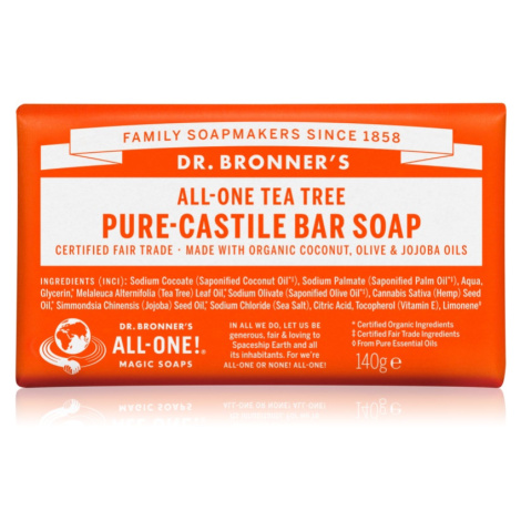 Dr. Bronner’s Tea Tree tuhé mydlo