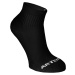 Detské športové ponožky RS 100 stredne vysoké 3 páry čierne