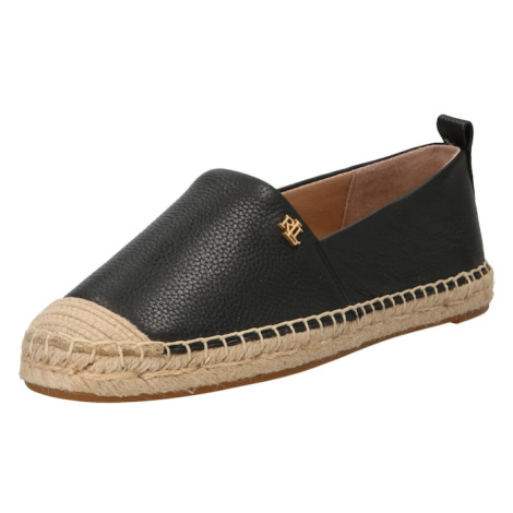 Lauren Ralph Lauren Espadrilky  béžová / zlatá / čierna