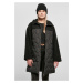 Women's Oversized Sherpa Quilted Coat Black