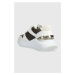 Tenisky Calvin Klein CHUNKY INTERN WEDGE LACE UP-MONO biela farba, HW0HW01439