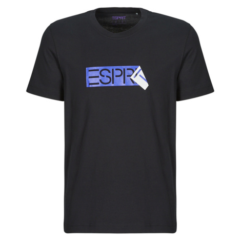 Esprit  SUS LOGO TEE  Tričká s krátkym rukávom Čierna