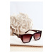 Women's sunglasses with decorative details UV400 Brown