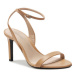 Calvin Klein Sandále Heel Sandal 90 Lth HW0HW01945 Béžová