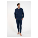 Men's Leader tracksuit, long sleeves, long pants - dark blue