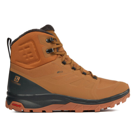 Salomon Trekingová obuv Outblast Thinsulate™ Climasalomon™ Waterproof L47382500 Hnedá