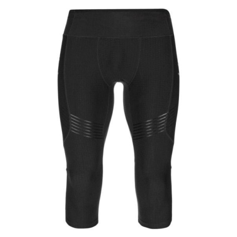 Men's 3/4 running leggings Kilpi TERRY-M black