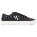 Calvin Klein Jeans Sneakersy Classic Cupsole Laceup Lth Wn YW0YW01269 Čierna