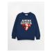 LC Waikiki Boys' Crew Neck Justice League Printed Long Sleeve Sweatshirt