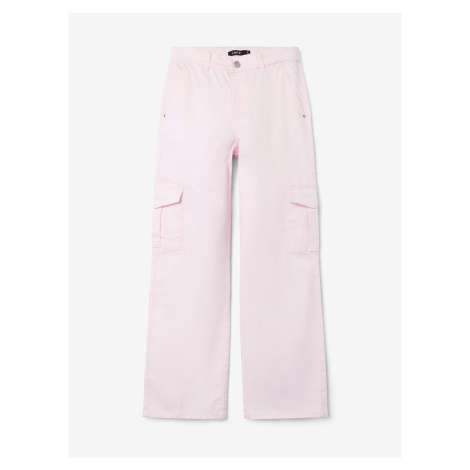 Light Pink Girly Wide Pants with Pockets LIMITED by name it - Girls
