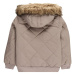 Abercrombie & Fitch Zimná bunda 'PLAY'  svetlohnedá / sivá