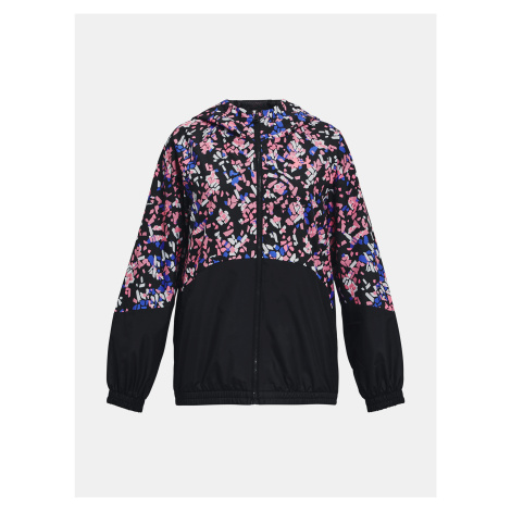 Under Armour Jacket Woven FZ Jacket-BLK - Girls