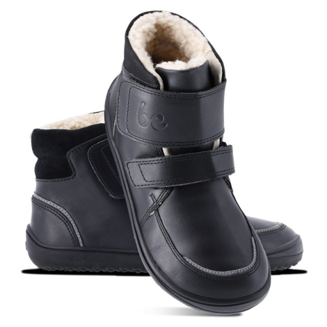 Barefoot detské zimné topánky Be Lenka - Panda 2.0 All Black