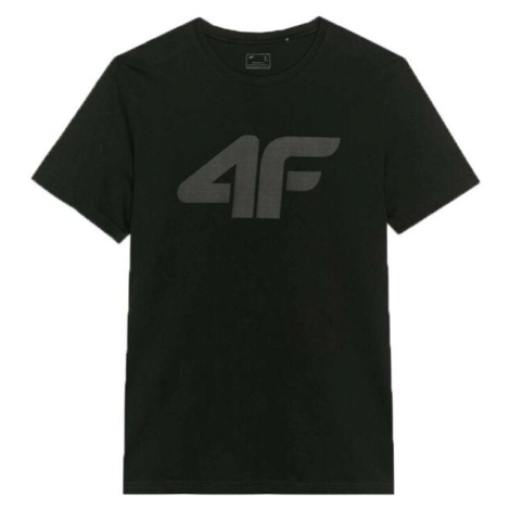 4F T-SHIRT BASIC Pánske tričko, čierna, veľkosť