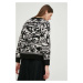 Vlnený sveter Answear Lab dámsky, čierna farba, teplý