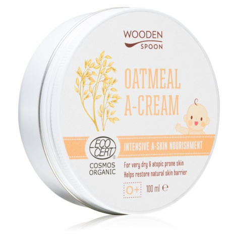 WoodenSpoon Oatmeal A-Cream výživný upokojujúci krém pre suchú až atopickú pokožku