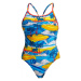 Dámske plavky funkita beach bum eco diamond back one piece