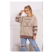 Malibu Insulated Sweatshirt Dark Beige + Mocca