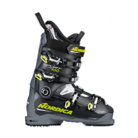 Allmountain lyžiarky NORDICA SPORTMACHINE 100 ANTHRACITE-YELLOW-WHITE