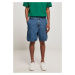 Organic Denim Cargo Shorts Washed in Indigo