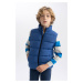 DEFACTO Boy Water Repellent Half Turtleneck Puffer Vest