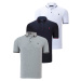 TRIPLE SET T8586 DEWBERRY MEN'S T-SHIRT-NAVY-WHITE-GREY