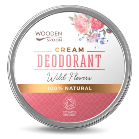 Prírodný krémový deodorant "Wild flowers" WoodenSpoon 60 ml
