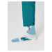Bielo-modré dámske ponožky so zimným motívom Happy Socks