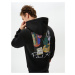 Koton Paul Klee Hooded Sweat Kangaroo Pocket Licensed Printed on the Back