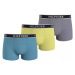 Pánske boxerky 3Pack UM0UM03185 0UM Blue/Yellow/Grey - Tommy Hilfiger