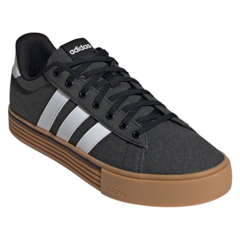 Unisex športová obuv Daily 4.0 IF4492 Black with white and brown - Adidas černá s bílou