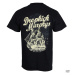 Tričko metal KINGS ROAD Dropkick Murphys Scally Skull Ship Čierna