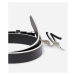 Opasok Karl Lagerfeld K/Signature Md Belt H2.5 Black/White