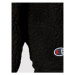 Champion Fleecová mikina Logo Teddy Fleece 305772 Čierna Regular Fit