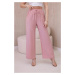 Viscose wide trousers dark powder pink