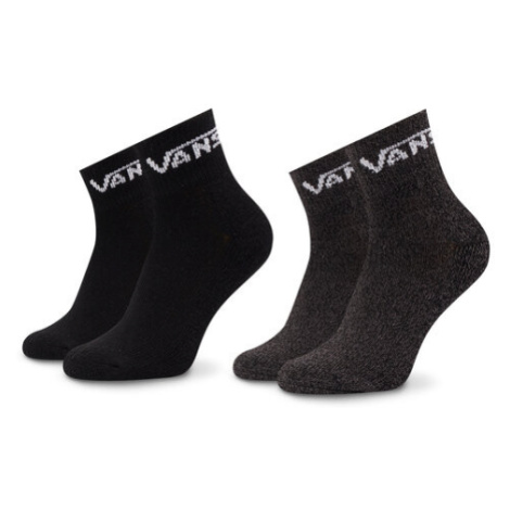 Vans Súprava 2 párov vysokých detských ponožiek Drop V Classic VN0A7PTC Čierna