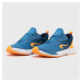 Detská bežecká obuv Kiprun KN500 s dropom 0 modro-oranžová