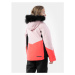 Dievčenská lyžiarska bunda 4F JUNIOR GIRLS SKI JACKET JKUDN003-56S-LIGHT PINK