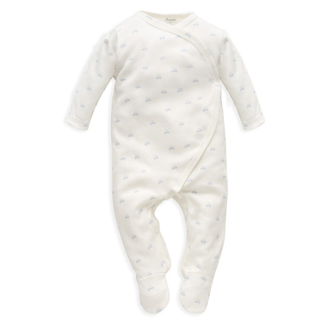 Pinokio Lovely Day BabyBlue Wrapped Overall LS Ecru