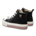 Tommy Hilfiger Plátenky High Top Lace-Up Sneaker T3A9-32288-1355 M Čierna