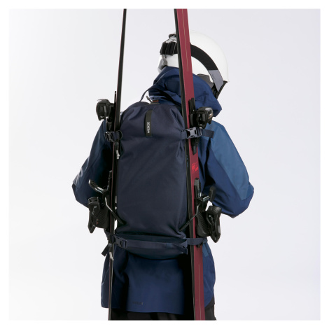 Snowboardový a lyžiarsky batoh FR 100 Defense na freeride tmavomodrý