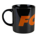 Fox hrnček collection ceramic mug black orange 350 ml