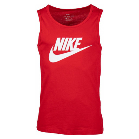 Nike NSW TANK ICON FUTURA červená - Pánske tielko