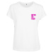 Ladies Waiting For Friday Box Tee White/Pink