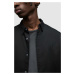 Košeľa AllSaints pánska, čierna farba, regular, s golierom button-down