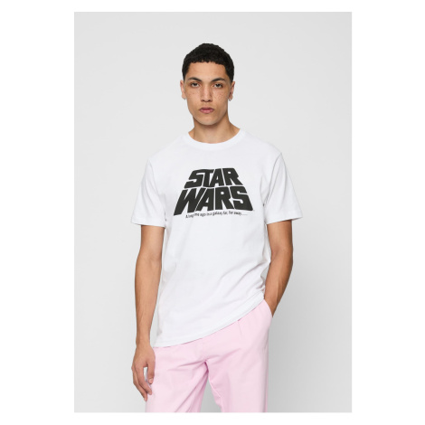 White T-shirt with the original Star Wars logo